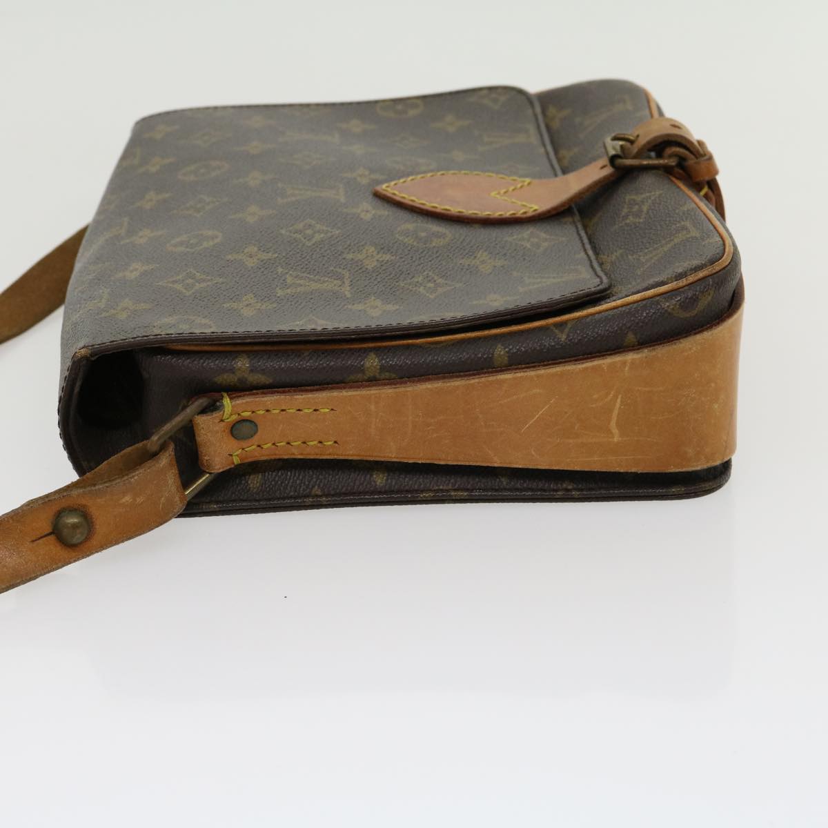 LOUIS VUITTON Monogram Cartouchiere GM Shoulder Bag M51252 LV jk2437