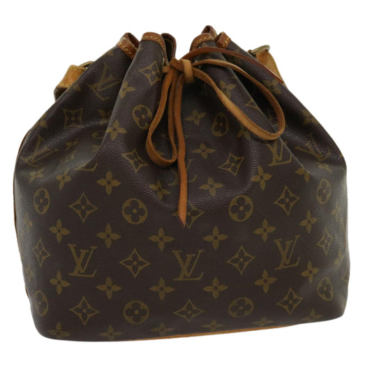 LOUIS VUITTON Monogram Petit Noe Shoulder Bag M42226 LV jk2492