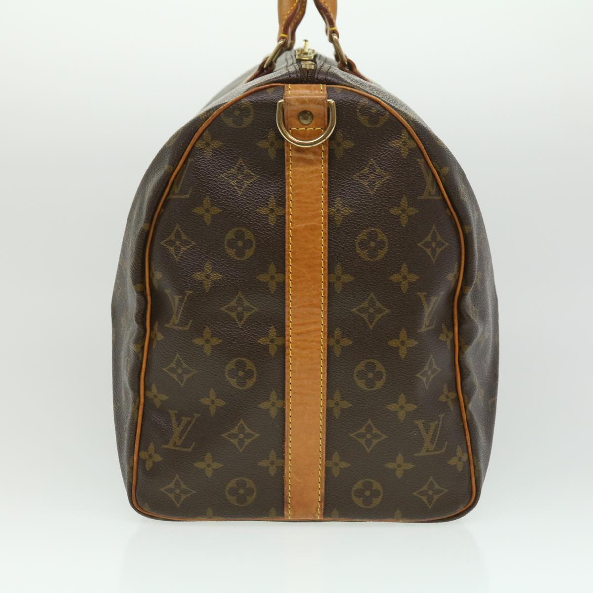 LOUIS VUITTON Monogram Keepall Bandouliere 50 Boston Bag M41416 LV jk2568