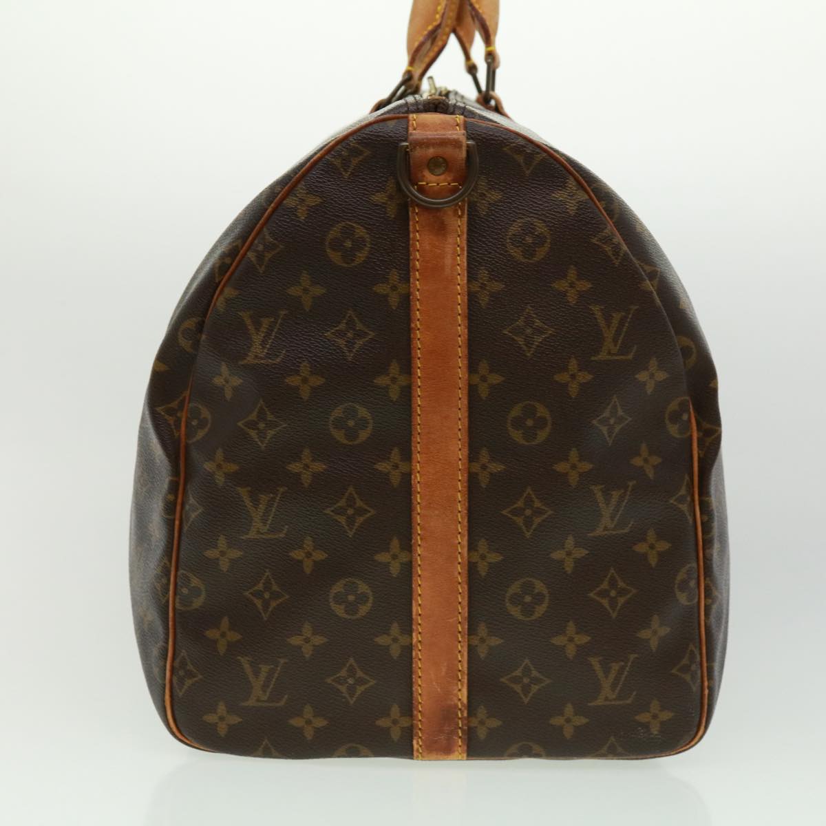 LOUIS VUITTON Monogram Keepall Bandouliere 55 Boston Bag M41414 LV jk2787