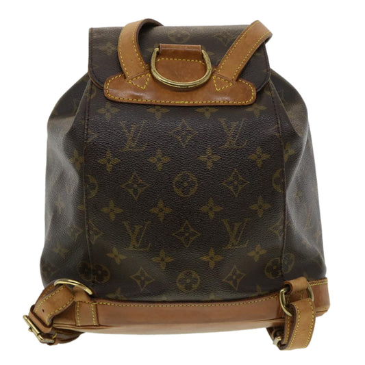 LOUIS VUITTON Monogram Montsouris MM Backpack M51136 LV jk2936