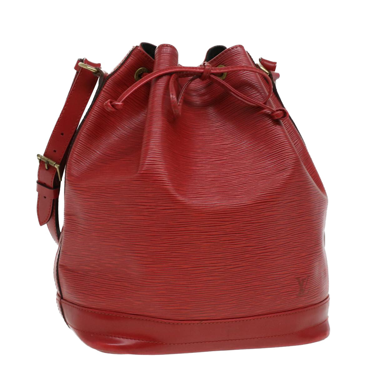 LOUIS VUITTON Epi Noe Shoulder Bag Red M44007 LV jk2977