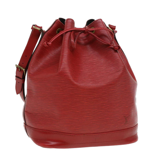 LOUIS VUITTON Epi Noe Shoulder Bag Red M44007 LV jk2977