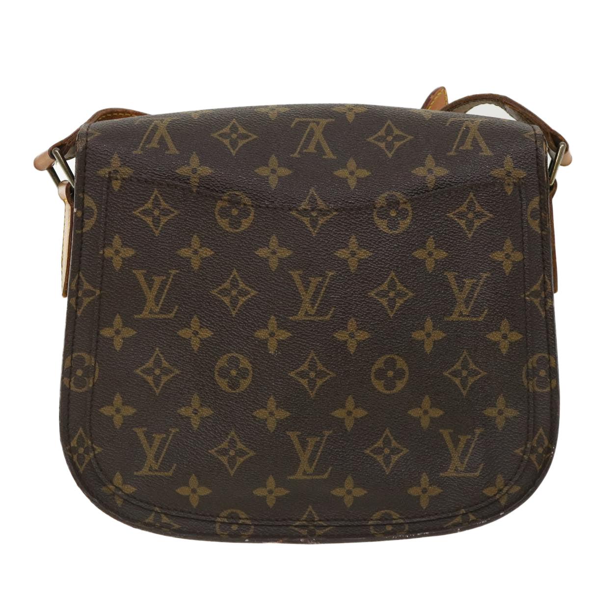 LOUIS VUITTON Monogram Saint Cloud GM Shoulder Bag M51242 LV jk3015