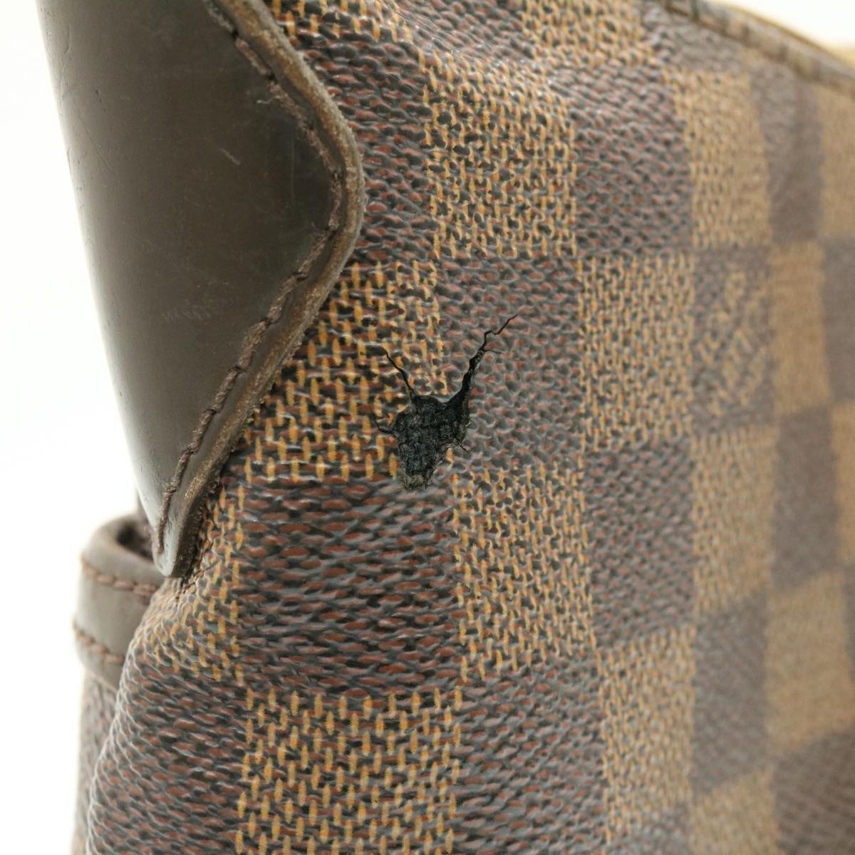 LOUIS VUITTON Damier Ebene Bloomsbury PM Shoulder Bag N42251 LV jk506