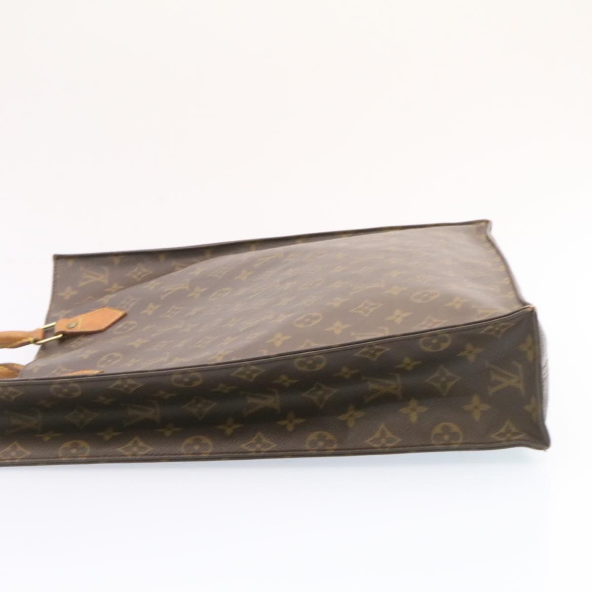 LOUIS VUITTON Monogram Sac Plat Hand Bag M51140 LV jk625