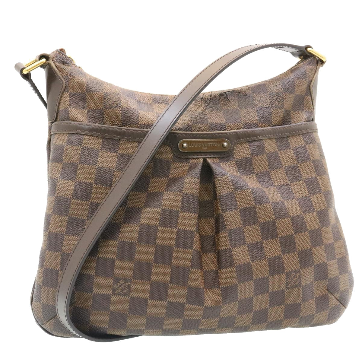 LOUIS VUITTON Damier Ebene Bloomsbury PM Shoulder Bag N42251 LV jk700