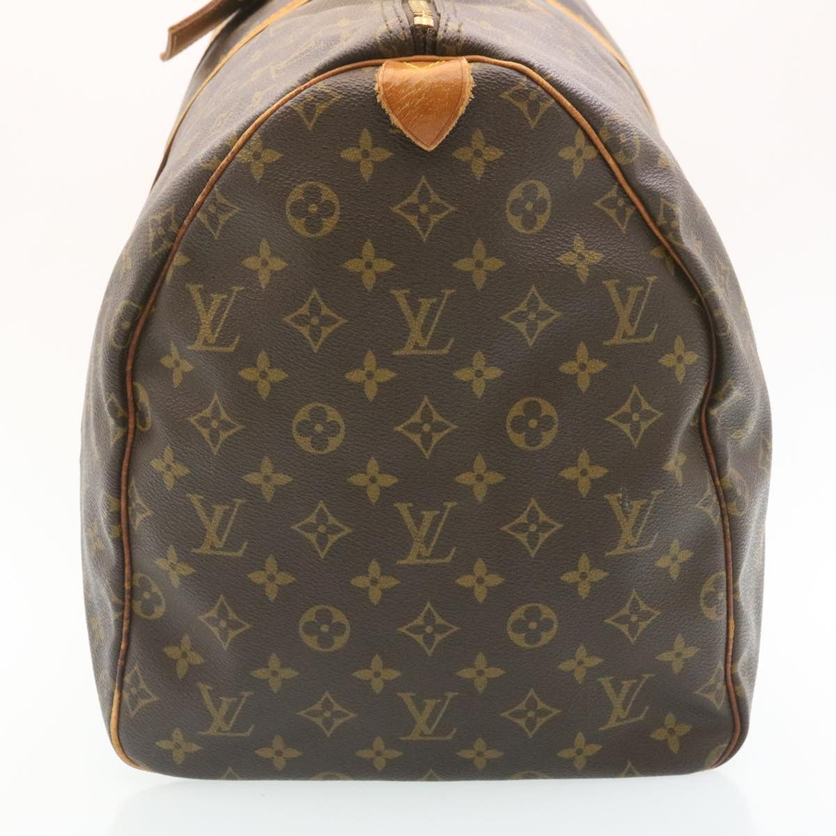 LOUIS VUITTON Monogram Keepall 55 Boston Bag M41424 LV jk845