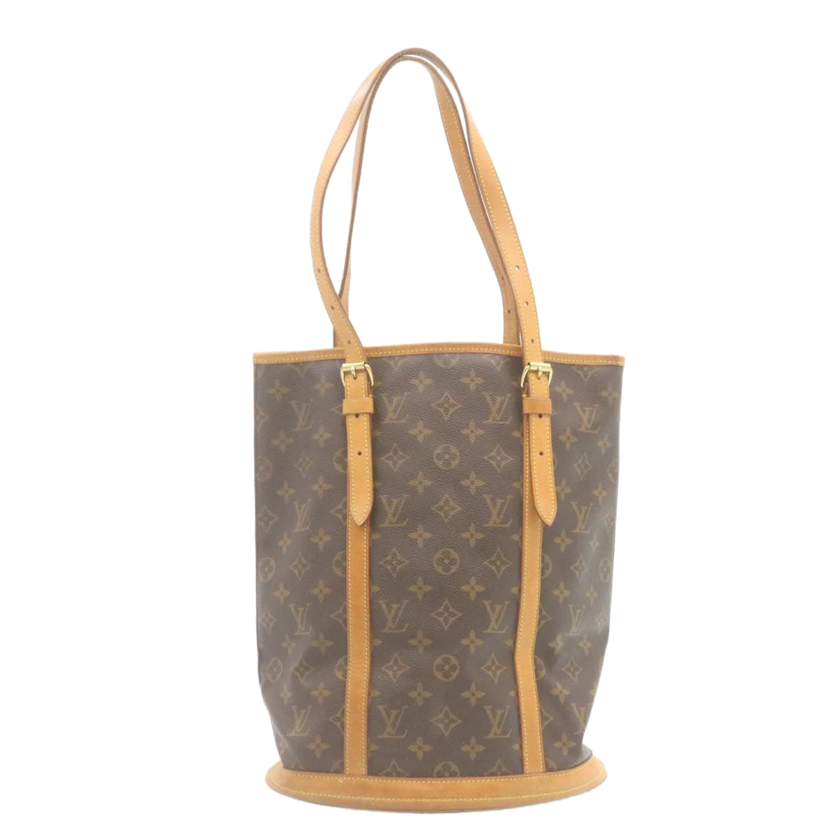 LOUIS VUITTON Monogram Bucket GM Shoulder Bag bs465 LV jk949