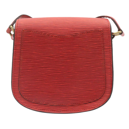 LOUIS VUITTON Epi Saint Cloud PM Shoulder Bag Red M52217 LV ki1622