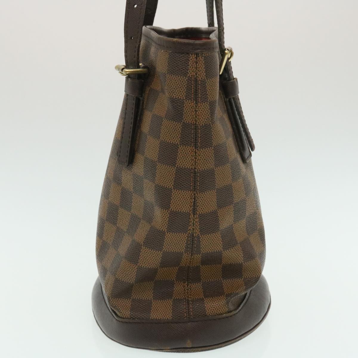 LOUIS VUITTON Damier Ebene Marais Bucket Shoulder Bag N42240 LV  ki1730