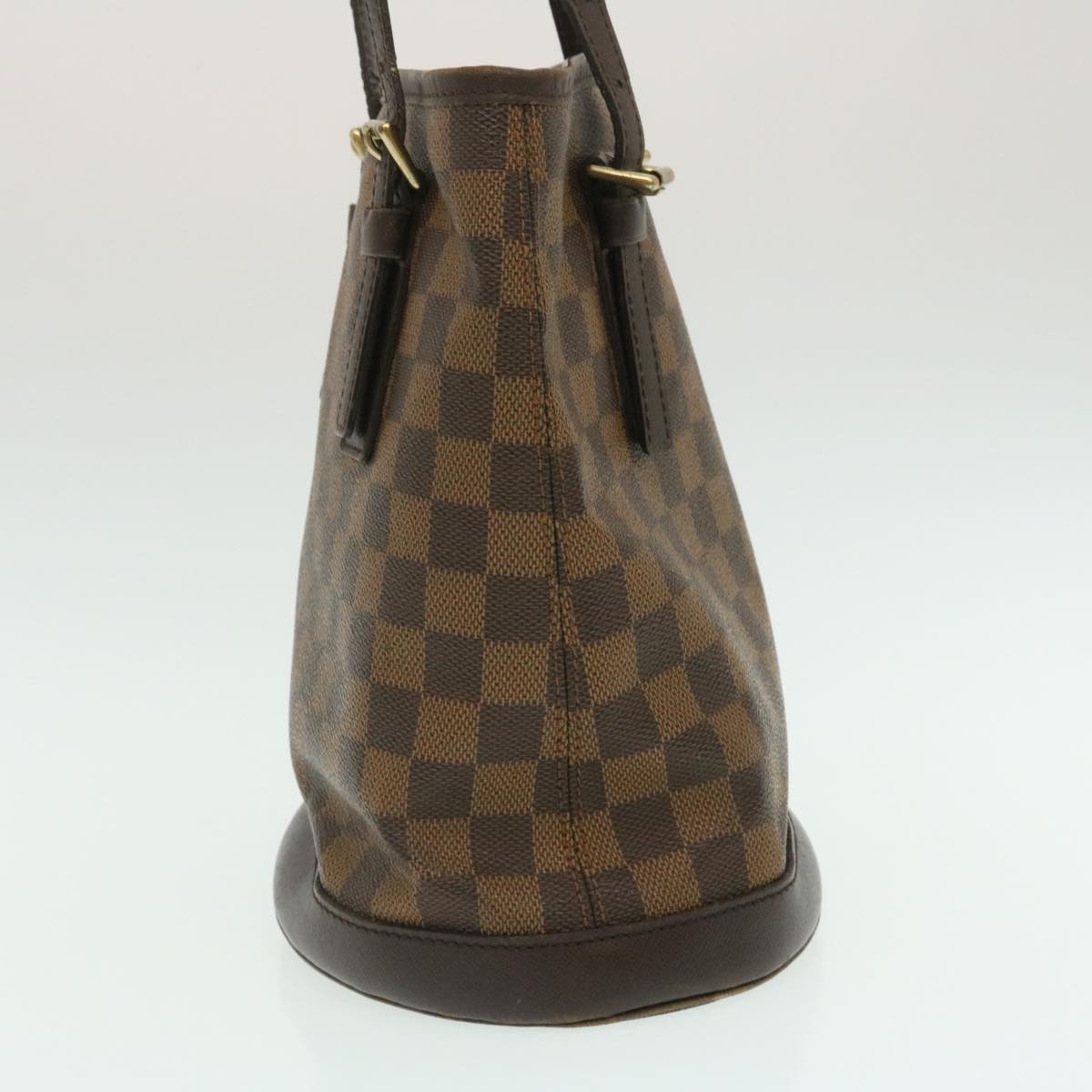 LOUIS VUITTON Damier Ebene Marais Bucket Shoulder Bag N42240 LV  ki1730