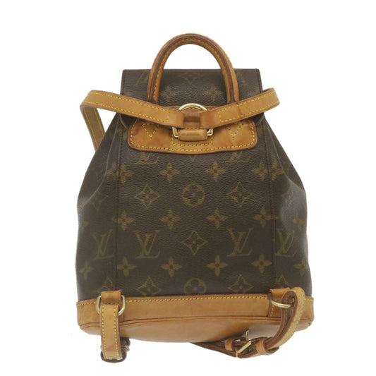 LOUIS VUITTON Monogram Montsouris PM Backpack M51137 LV ki1743