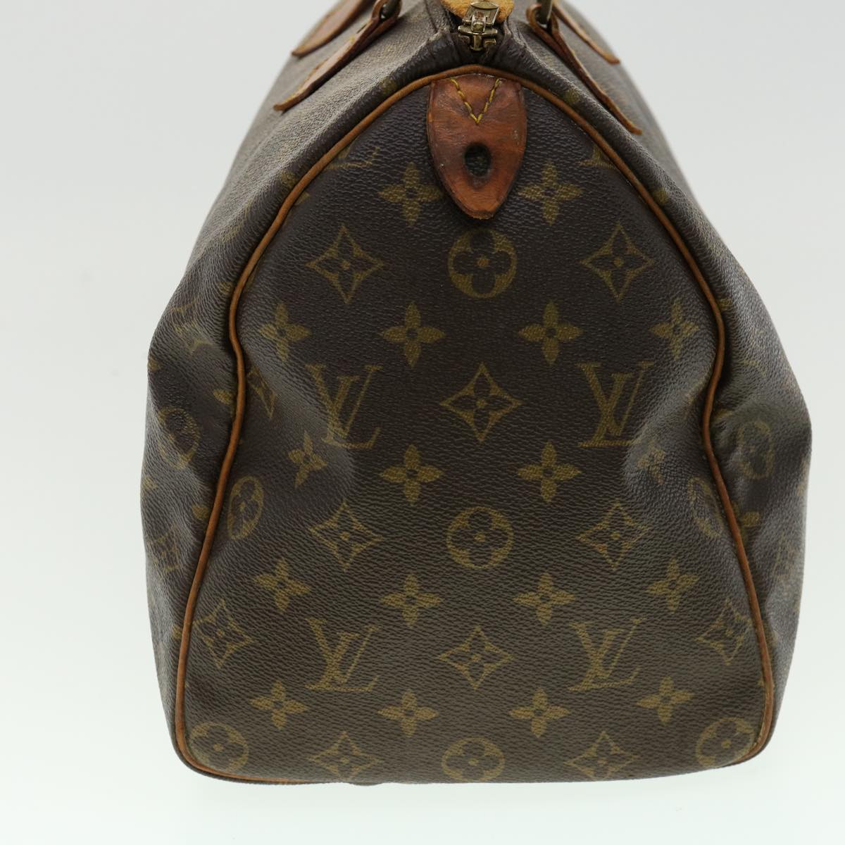 LOUIS VUITTON Monogram Speedy 35 Hand Bag M41524 LV ki2132