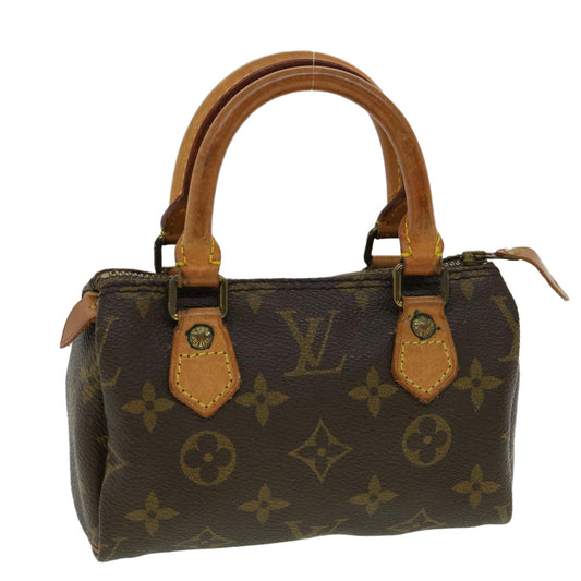 LOUIS VUITTON Monogram Mini Speedy Hand Bag M41534 LV ki2250