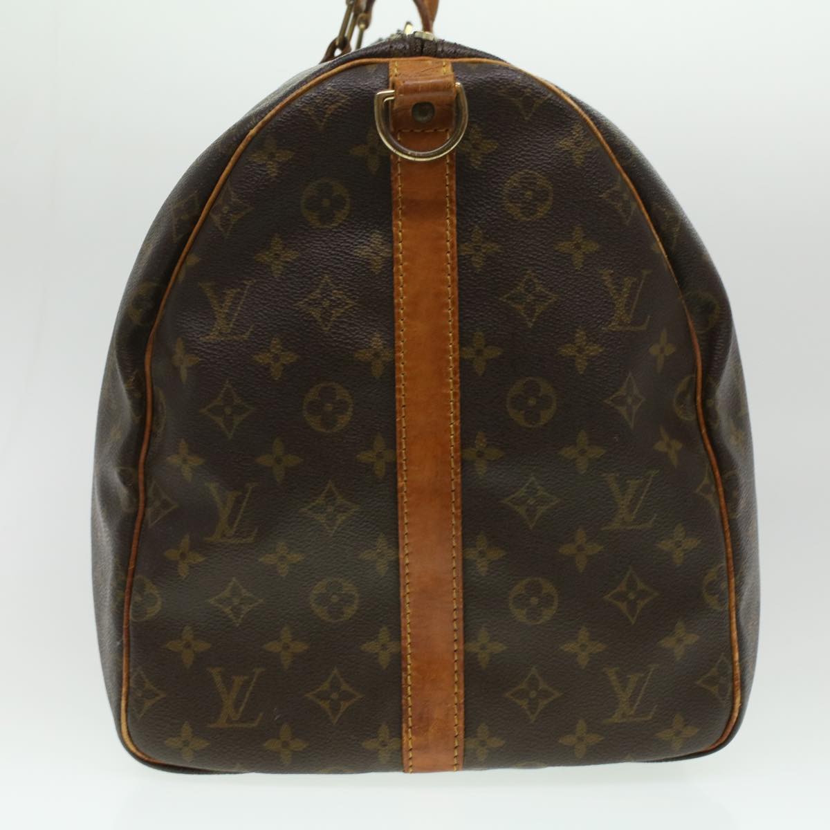 LOUIS VUITTON Monogram Keepall Bandouliere 55 Boston Bag M41414 LV ki2716