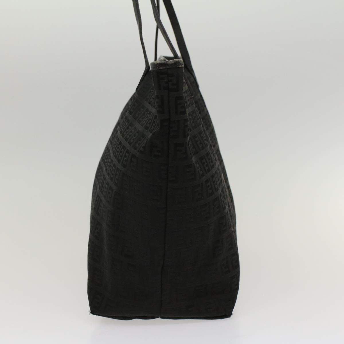 Luxury FendiZucchino Canvas Tote Bag Nylon Blackki3375