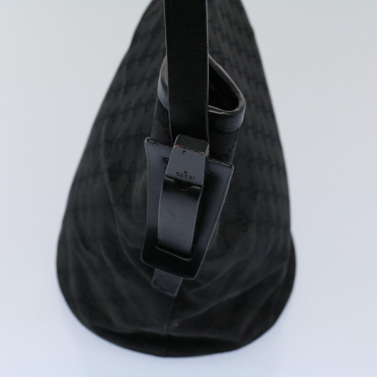 Luxury Gucci GG Canvas Shoulder Bag Black 106240  ki3424