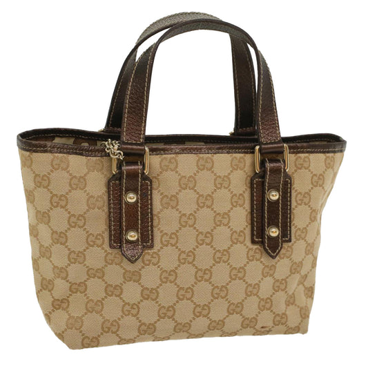 Luxury Gucci GG Canvas Hand Bag Beige 139261  ki3531