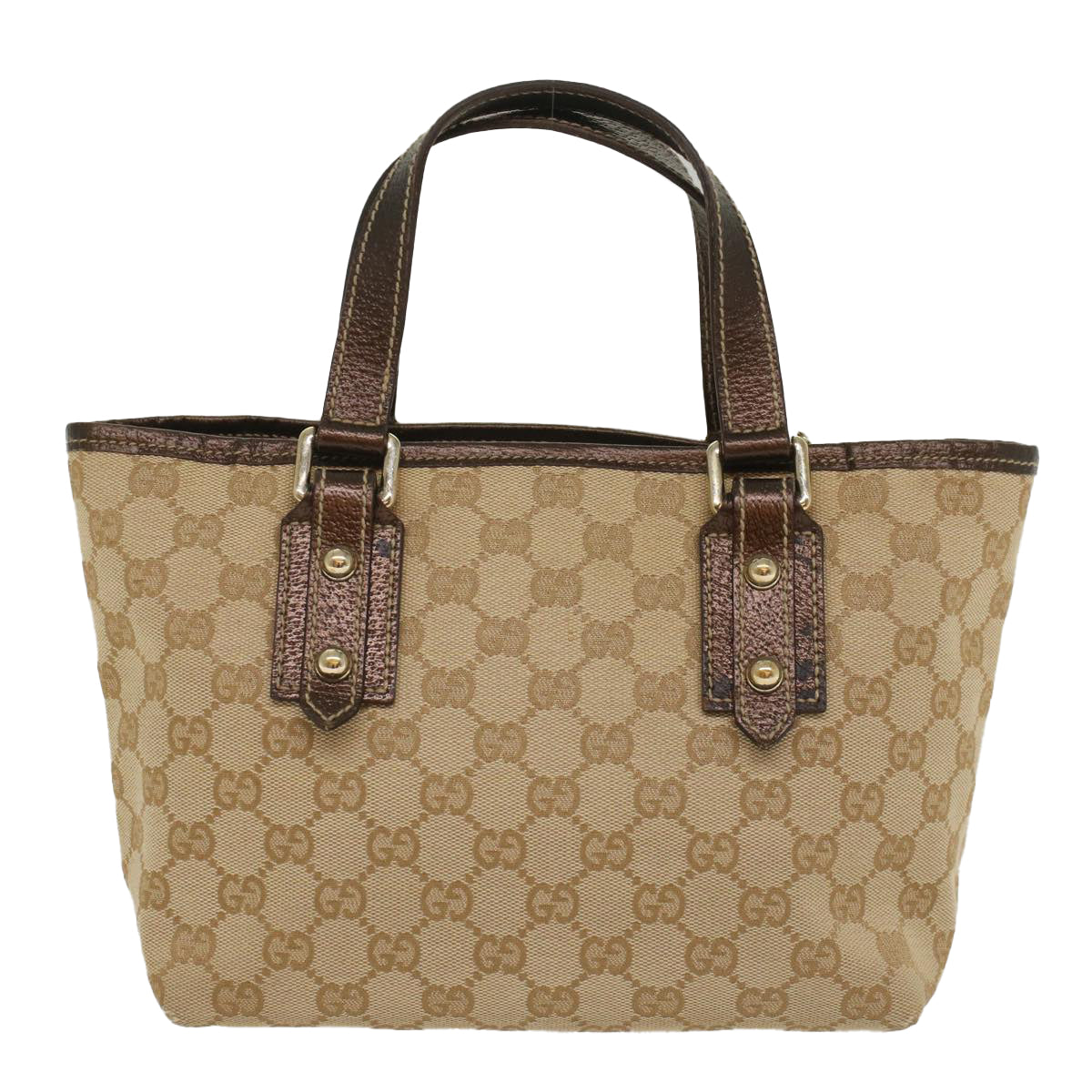 Luxury Gucci GG Canvas Hand Bag Beige 139261  ki3531
