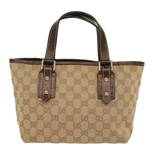 Luxury Gucci GG Canvas Hand Bag Beige 139261  ki3531
