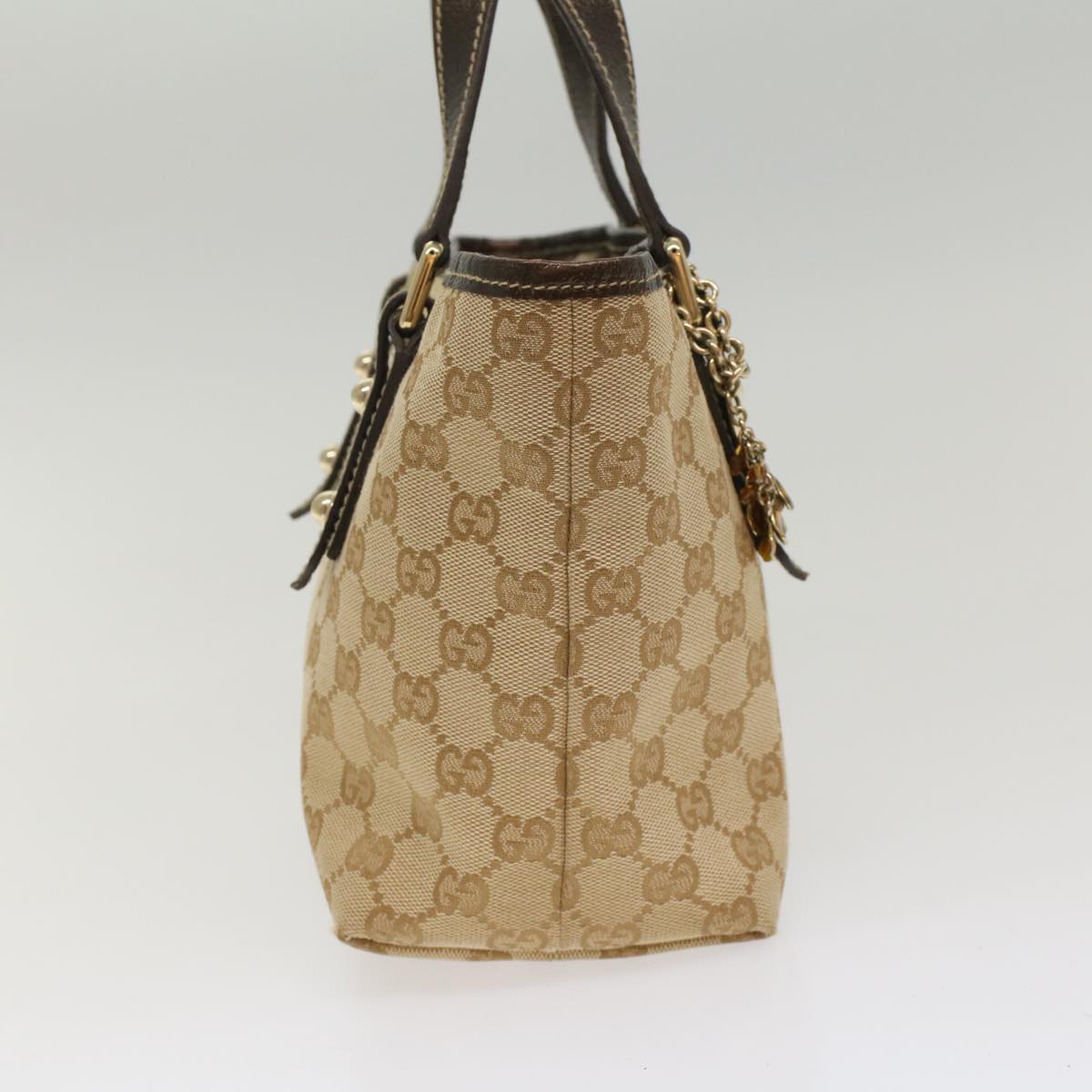 Luxury Gucci GG Canvas Hand Bag Beige 139261  ki3531