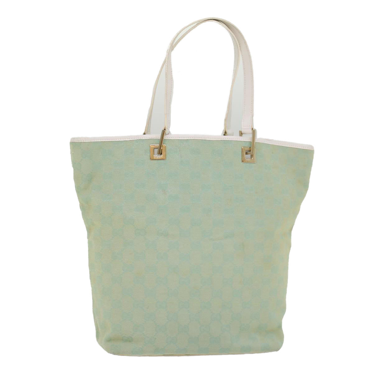 Luxury Gucci GG Canvas Tote Bag Light Blue 002 1098  ki3541
