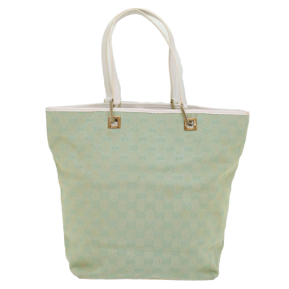 Luxury Gucci GG Canvas Tote Bag Light Blue 002 1098  ki3541