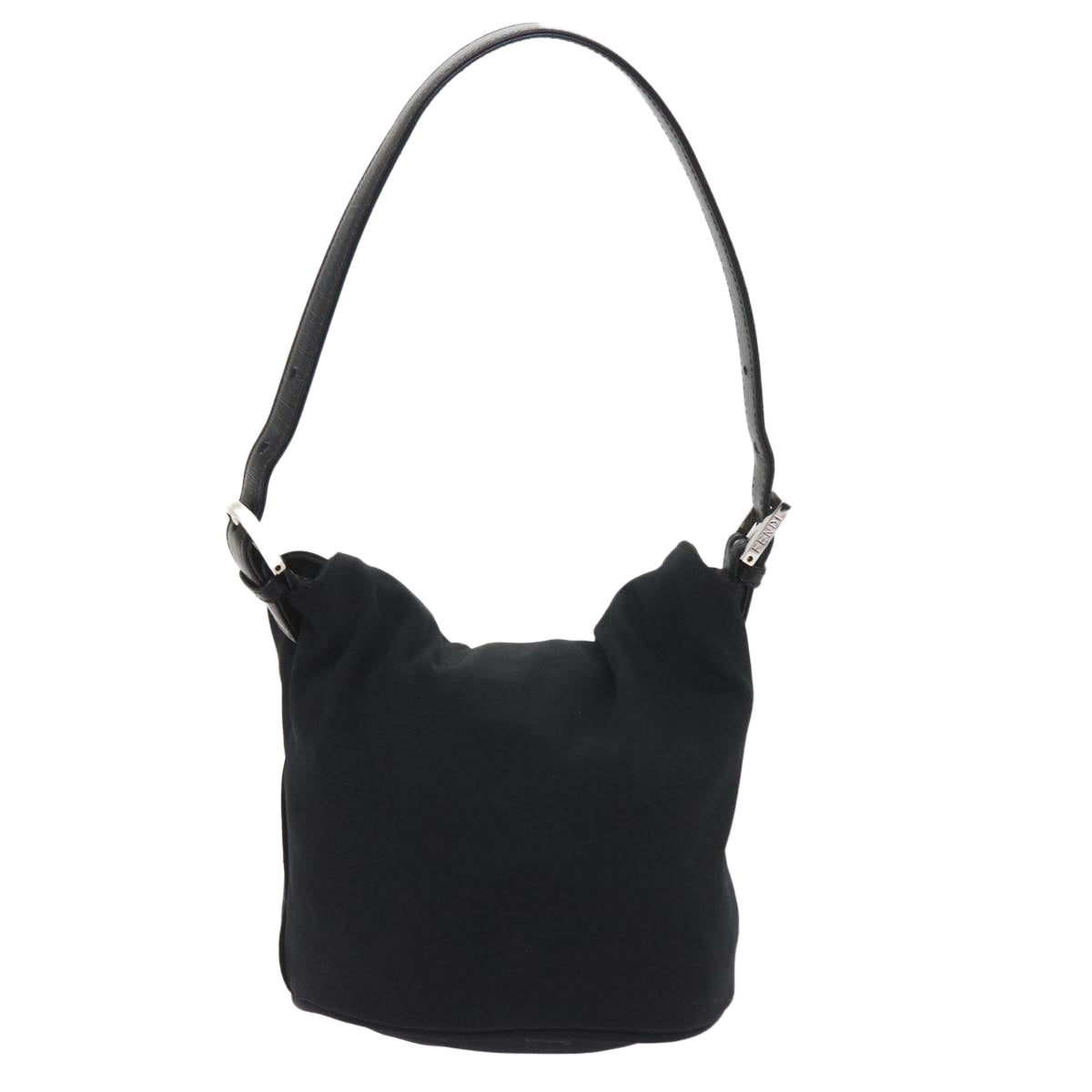 Luxury FendiMamma Baguette Shoulder Bag Nylon Black 2321 26765 009ki3585