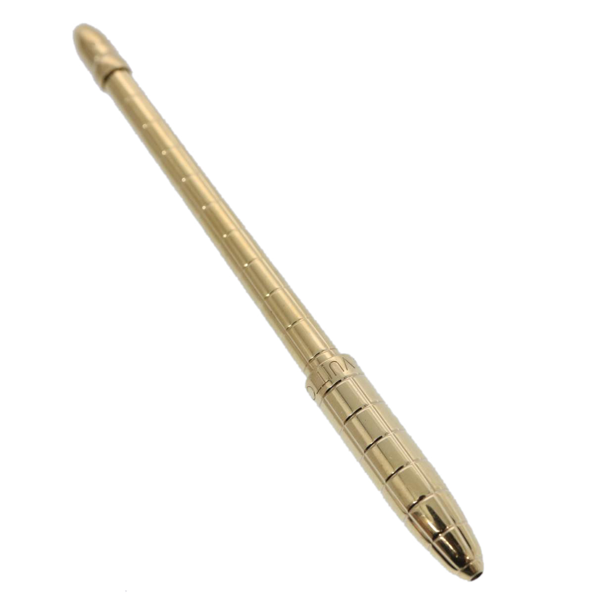 LOUIS VUITTON Styro Agenda Ballpoint Pen Gold Tone LV ki3910