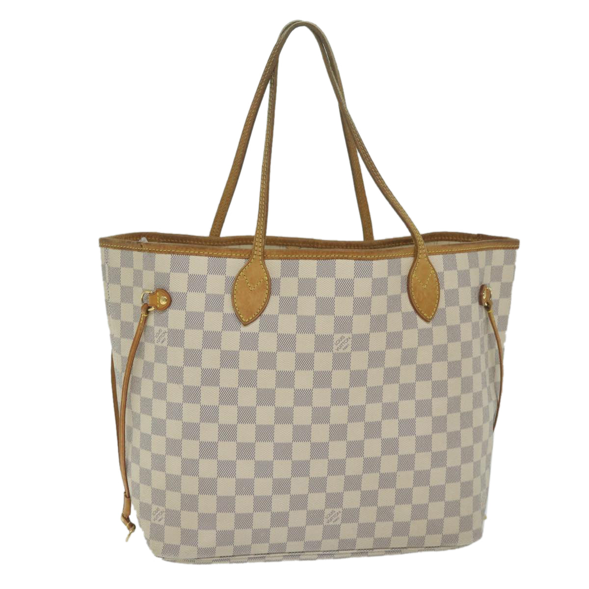LOUIS VUITTON Damier Azur Neverfull MM Tote Bag N41605 LV ki3918