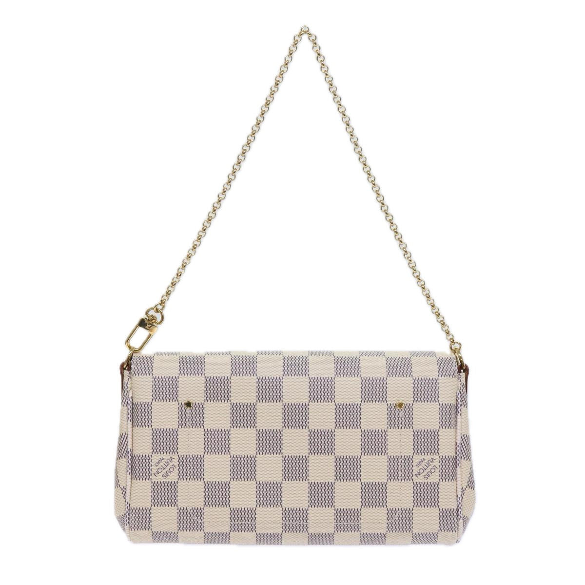 LOUIS VUITTON Damier Azur Favorit MM Shoulder Bag 2way N41275 LV ki3945