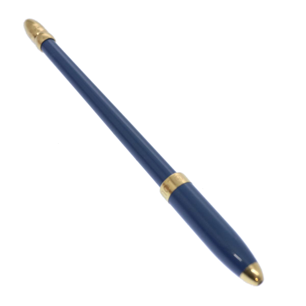 LOUIS VUITTON Styro Agenda Ballpoint Pen Blue LV ki3958