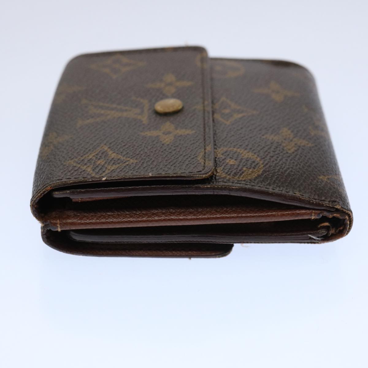 LOUIS VUITTON Monogram Porte Monnaie Bier Cartes Crdit Wallet M61652 ki3963