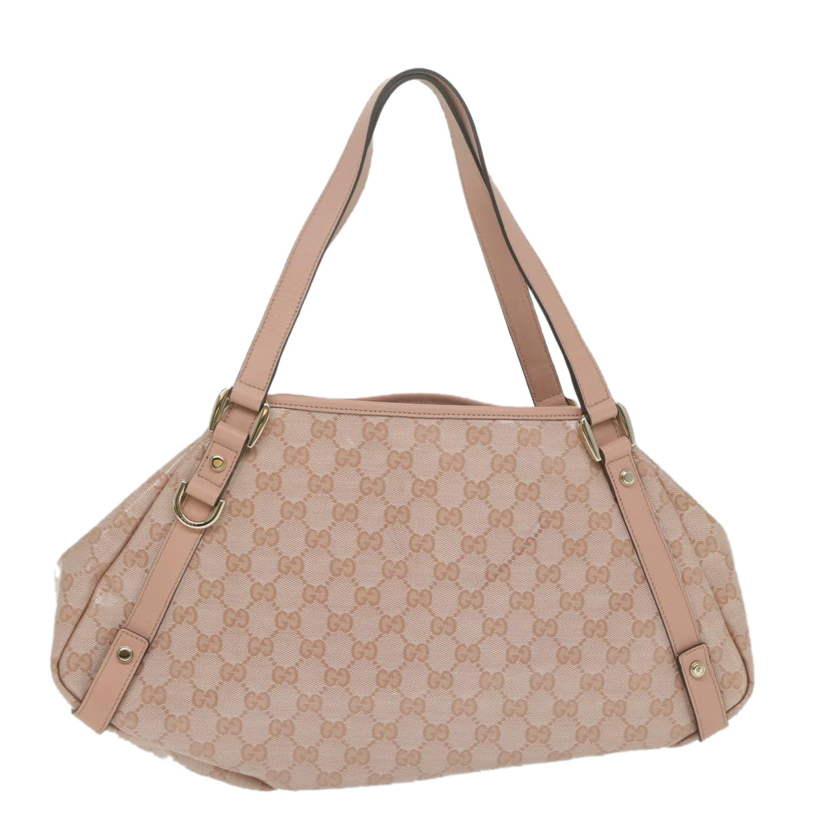 GUCCI GG Crystal interlocking Abby Shoulder Bag Pink 130736  ki4018A