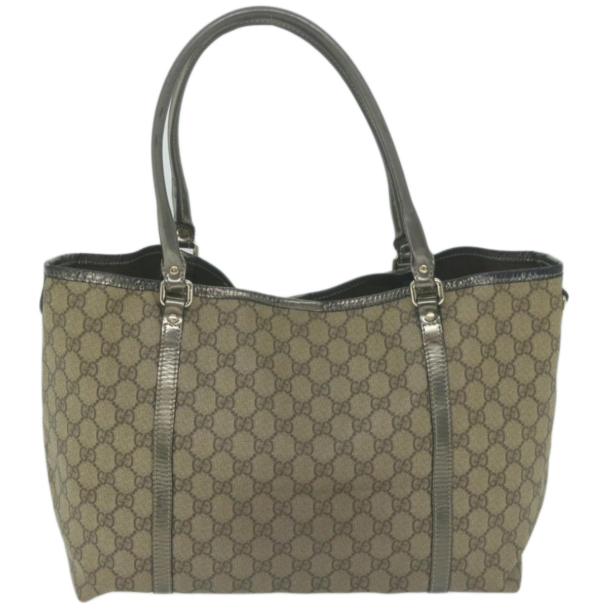GUCCI GG Supreme Tote Bag 2way Beige 197953  ki4065