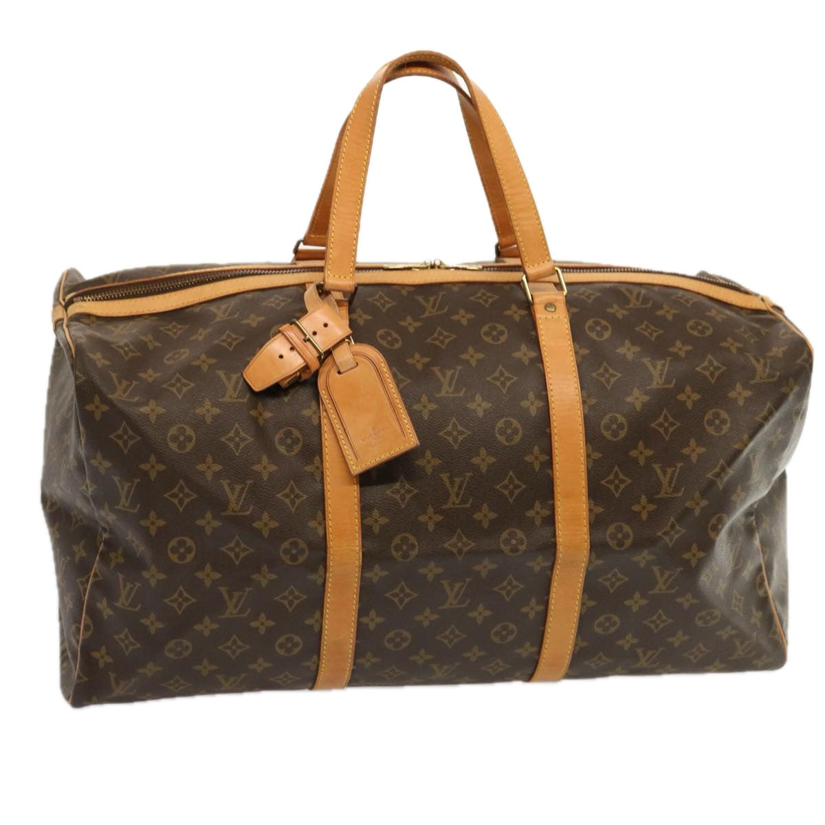 LOUIS VUITTON Monogram Sac Souple 55 Boston Bag M41622 LV ki4215