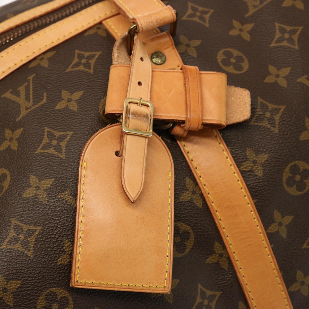 LOUIS VUITTON Monogram Sac Souple 55 Boston Bag M41622 LV ki4215
