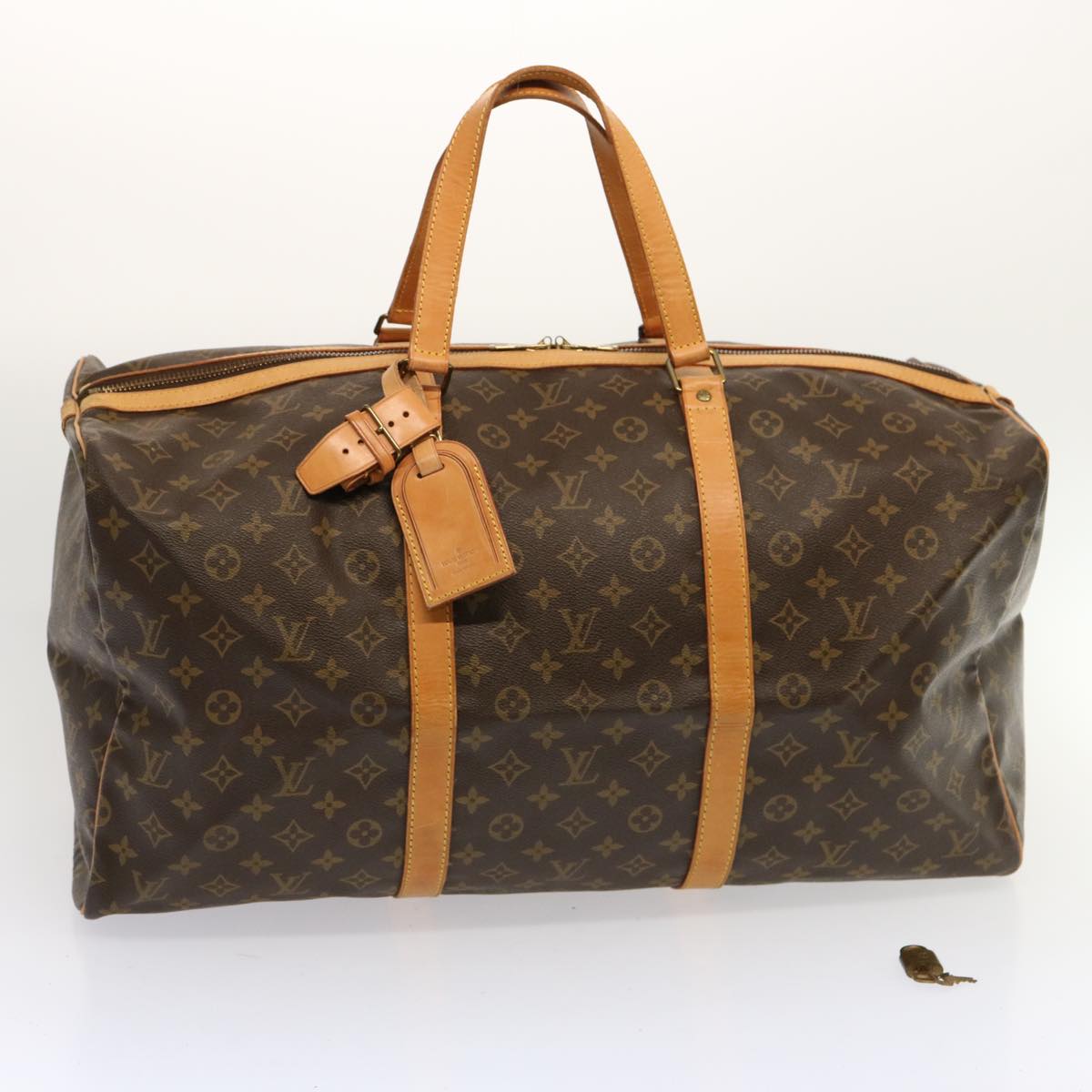 LOUIS VUITTON Monogram Sac Souple 55 Boston Bag M41622 LV ki4215