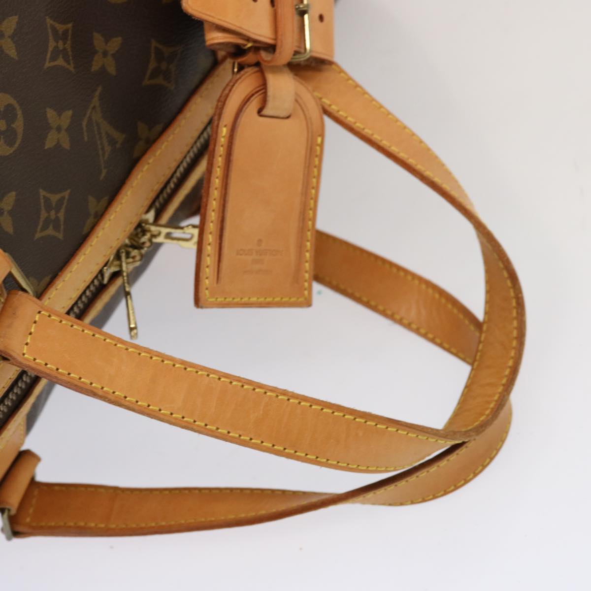 LOUIS VUITTON Monogram Sac Souple 55 Boston Bag M41622 LV ki4215