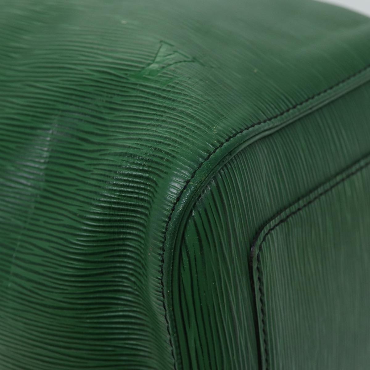 LOUIS VUITTON Epi Keepall 55 Boston Bag Green M42954 LV ki4249