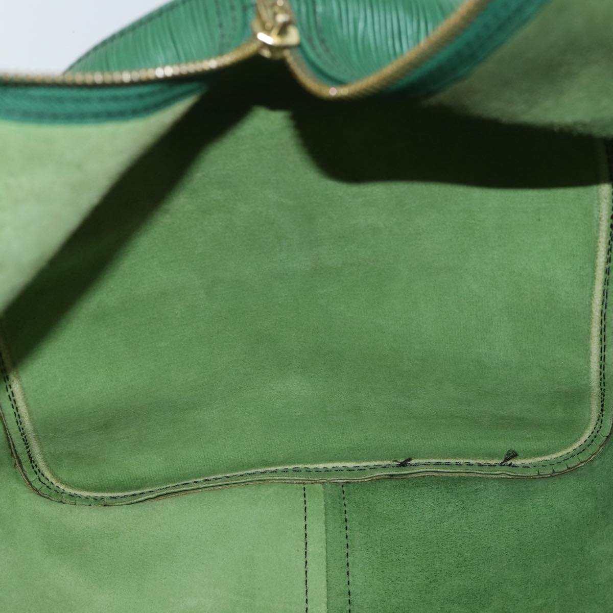 LOUIS VUITTON Epi Keepall 55 Boston Bag Green M42954 LV ki4249