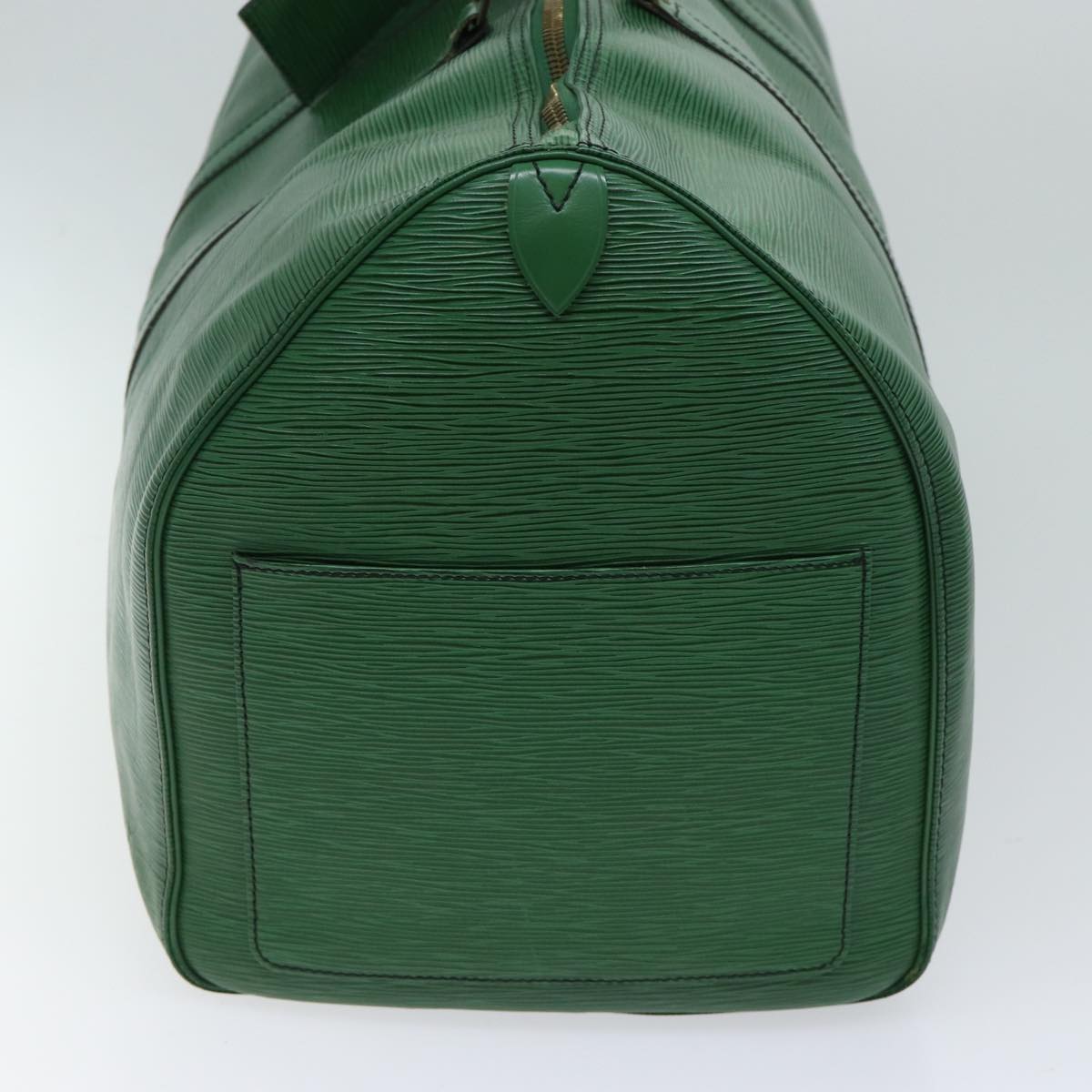 LOUIS VUITTON Epi Keepall 55 Boston Bag Green M42954 LV ki4249