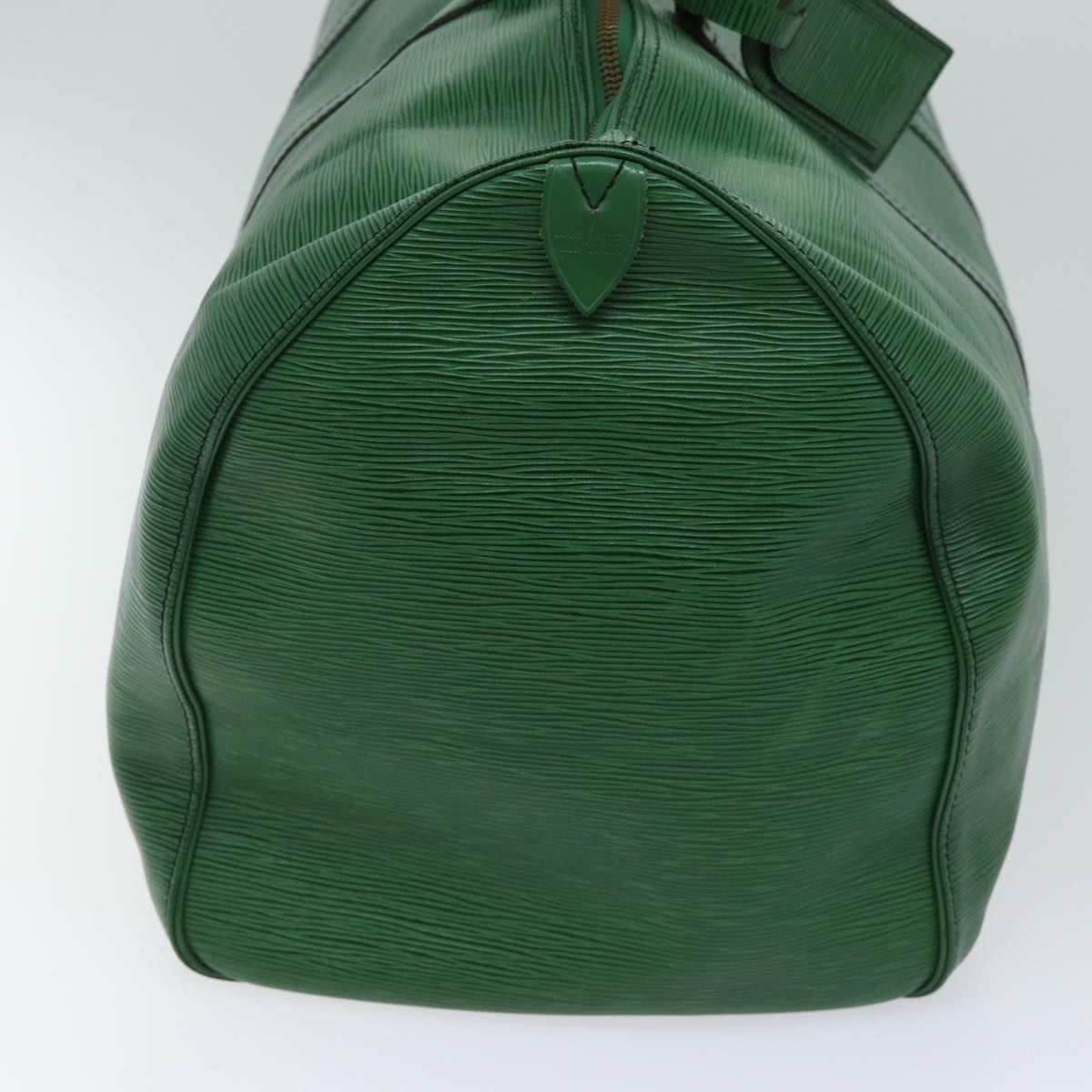 LOUIS VUITTON Epi Keepall 55 Boston Bag Green M42954 LV ki4249