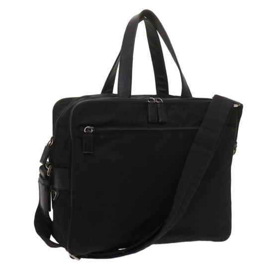 Luxury PradaBriefcase Nylon 2way Black ki4282