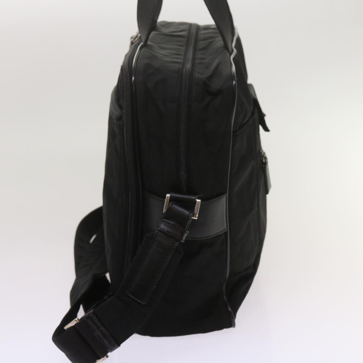 Luxury PradaBriefcase Nylon 2way Black ki4282