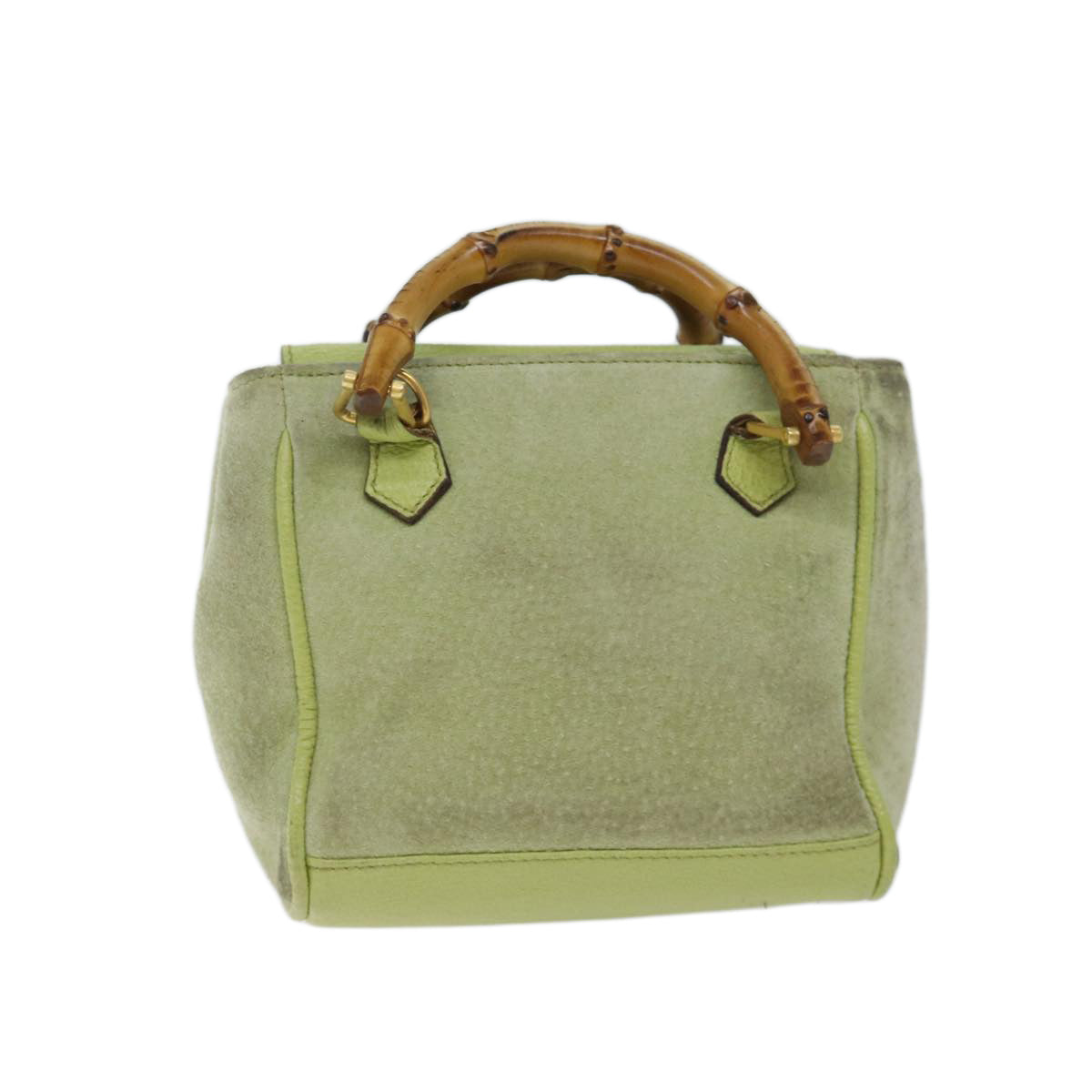 Luxury Gucci Trending 2025 Bamboo Hand Bag Suede 2way LIme Green 007 2214 0238  ki4306