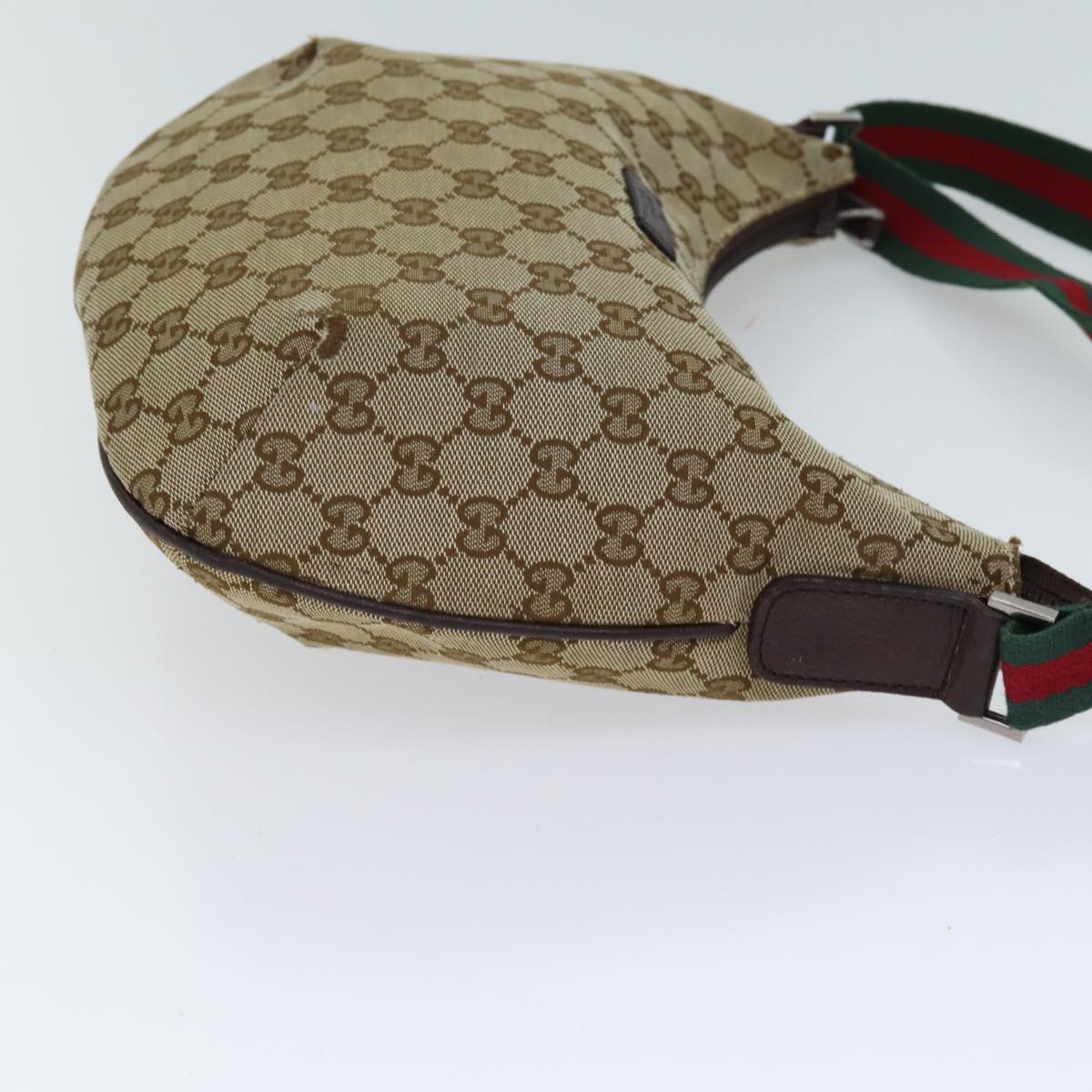 Luxury Gucci Trending 2025 GG Canvas Web Sherry Line Shoulder Bag Beige Red Green 192756  ki4312