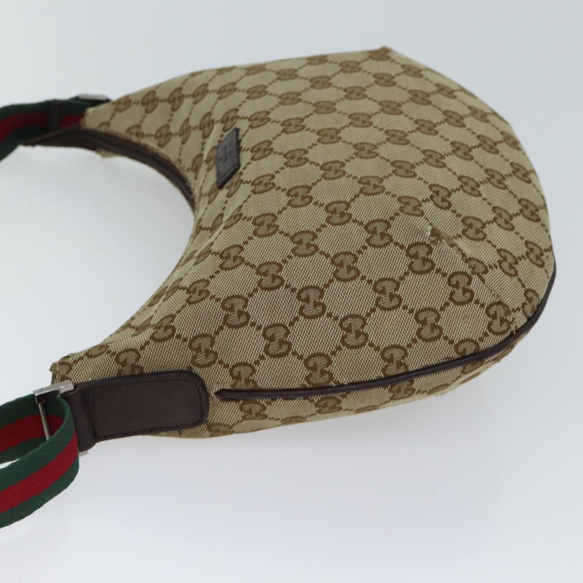 Luxury Gucci Trending 2025 GG Canvas Web Sherry Line Shoulder Bag Beige Red Green 192756  ki4312