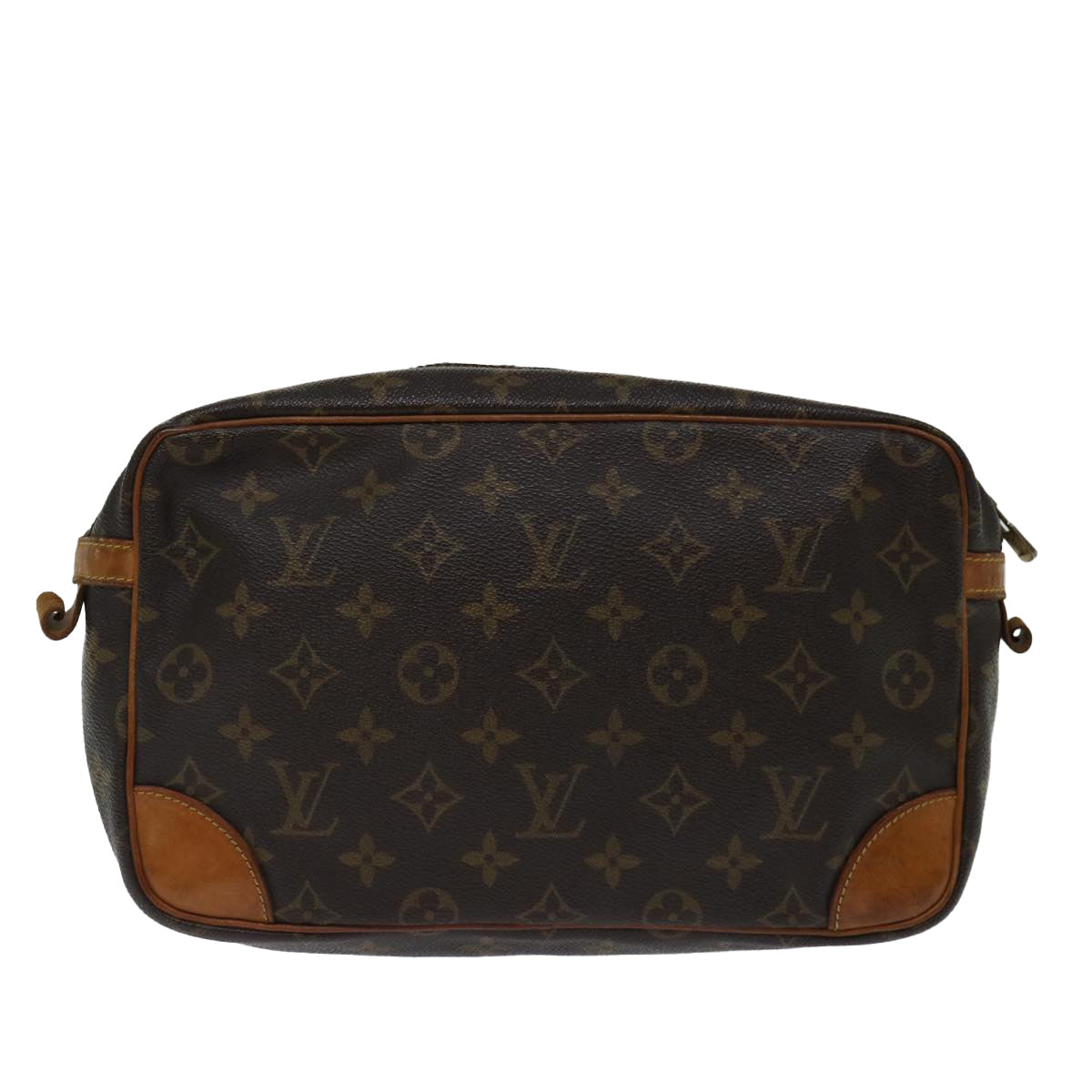 LOUIS VUITTON Monogram Compiegne 28 Clutch Bag M51845 LV ki4326